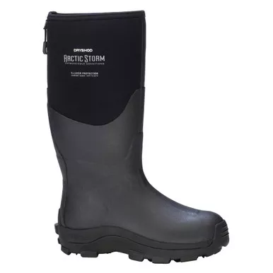 DRYSHOD Mens Arctic Storm Hi Black/Grey Winter Boot (ARS-MH-BK)