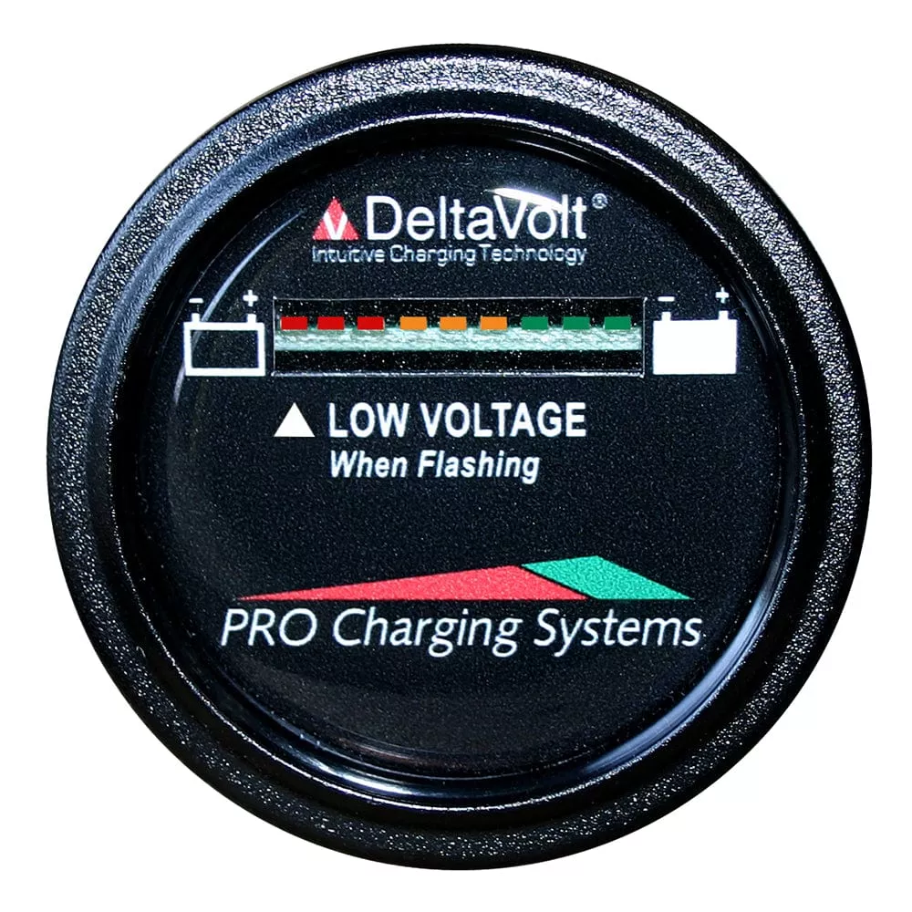Dual Pro Battery Fuel Gauge – DeltaView Link Compatible – 72V System (6-12V Batteries, 12-6V Batteries, 9-8V Batteries)