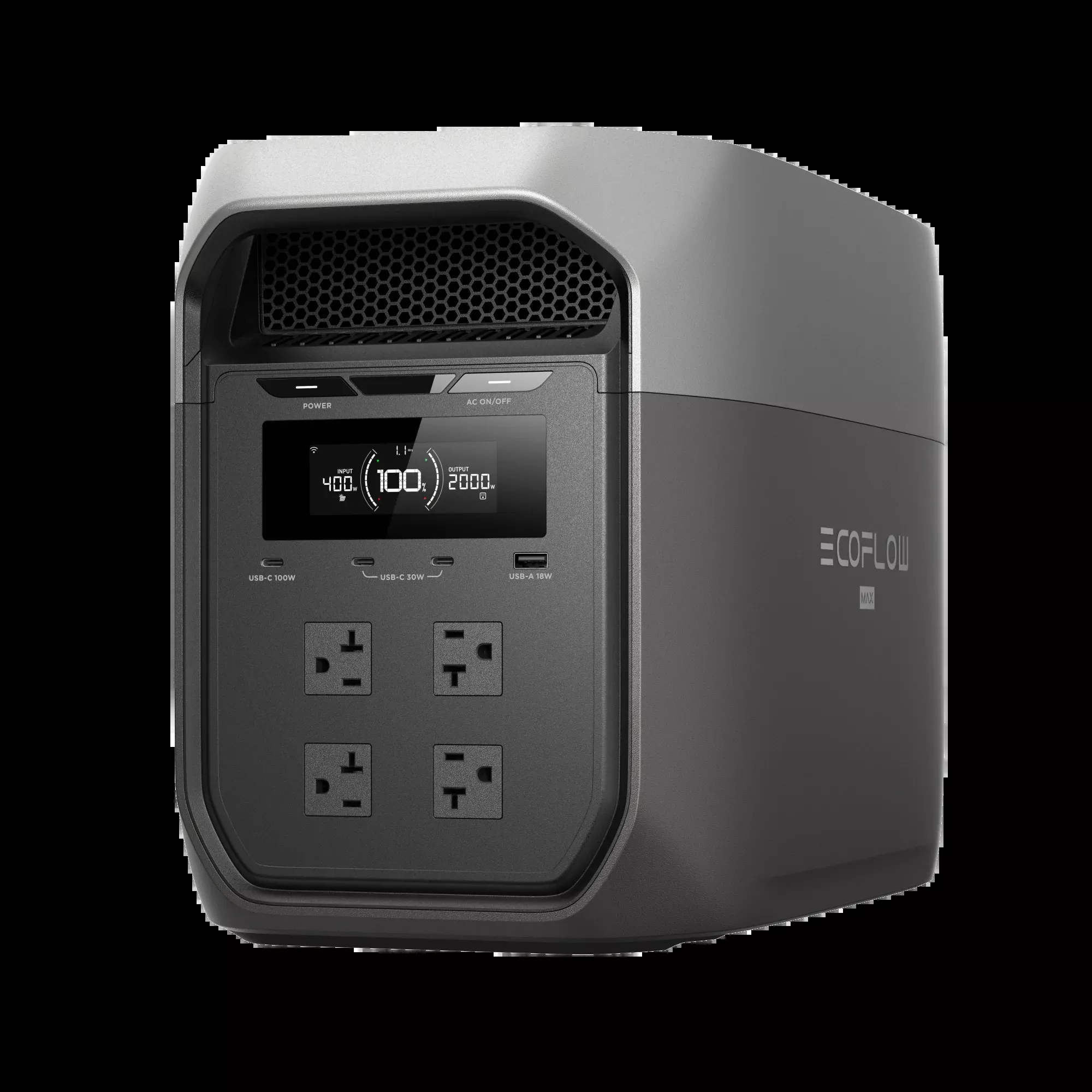 EcoFlow DELTA 3 Max Portable Power Station (2048Wh)