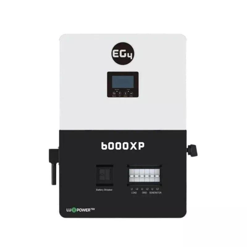 EG4 6K XP Off-Grid Inverter 6,000W Output | 48V 120/240V Split Phase | All-In-One Solar Inverter