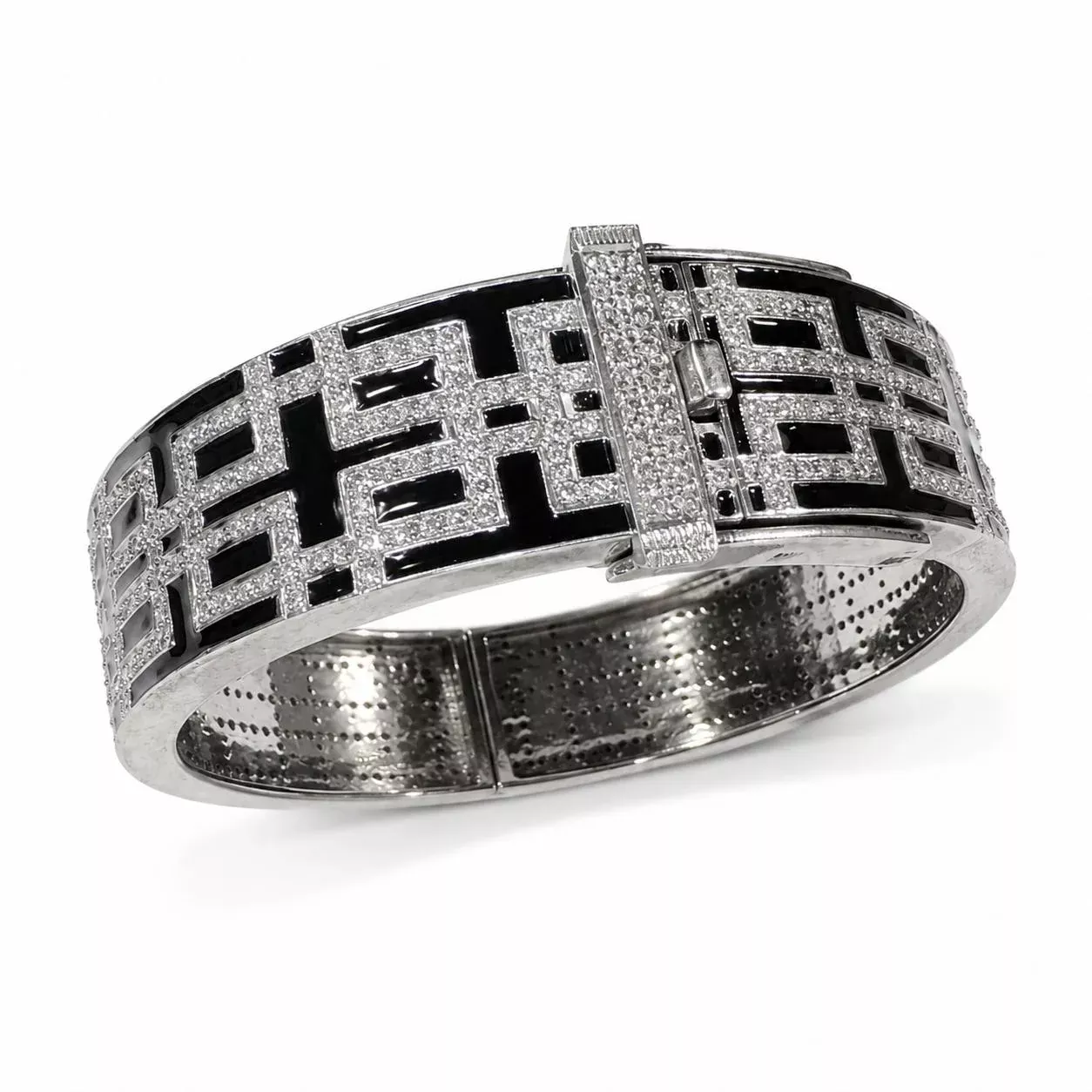 Enamel Basket Bangle