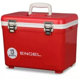 Engel 13 Quart Live Bait Drybox/Coolers - Red