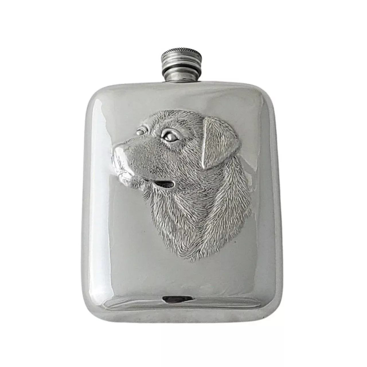 English Pewter Flask w/ Lab