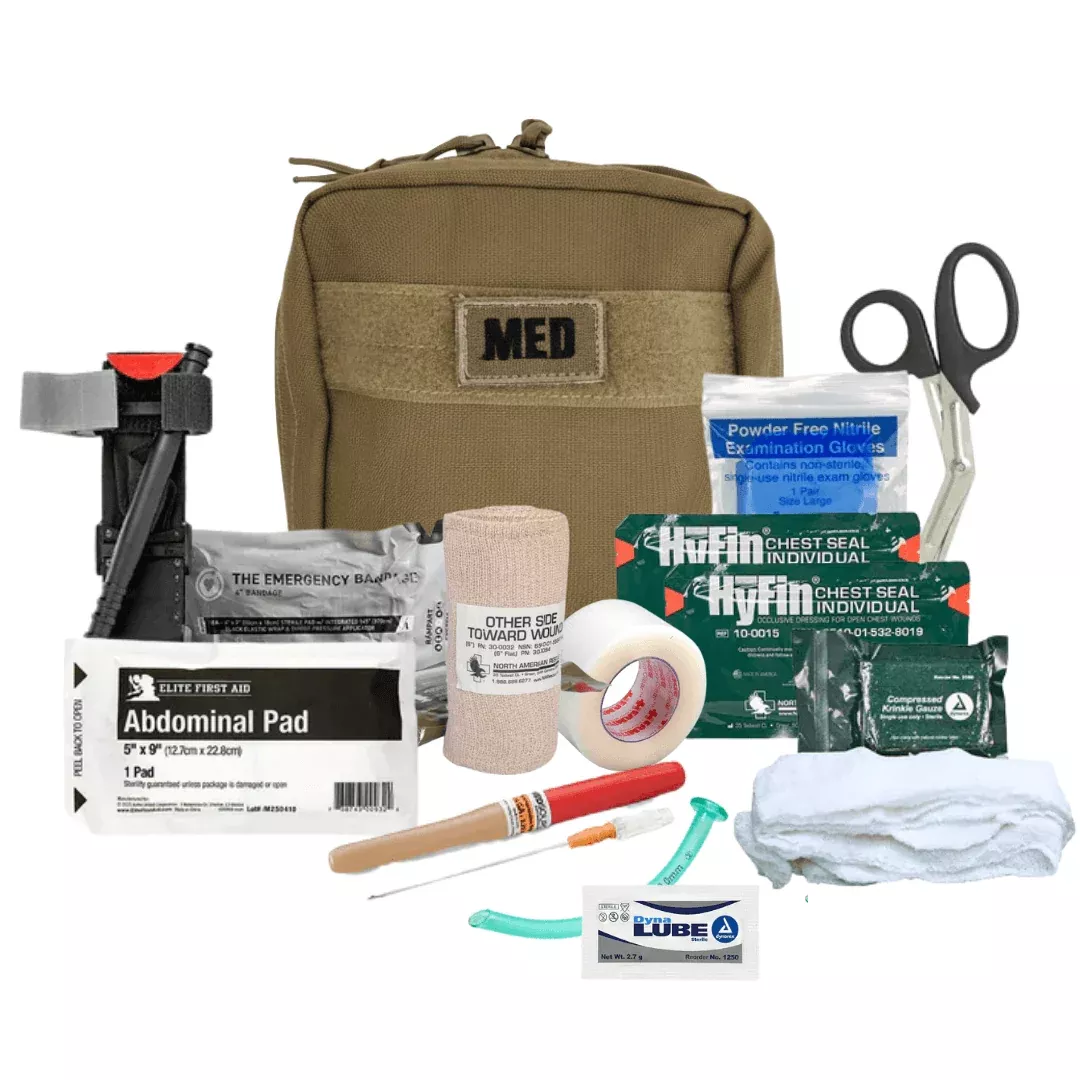 Enhanced IFAK – Pro Trauma Kit w/Tourniquet & Chest Seals