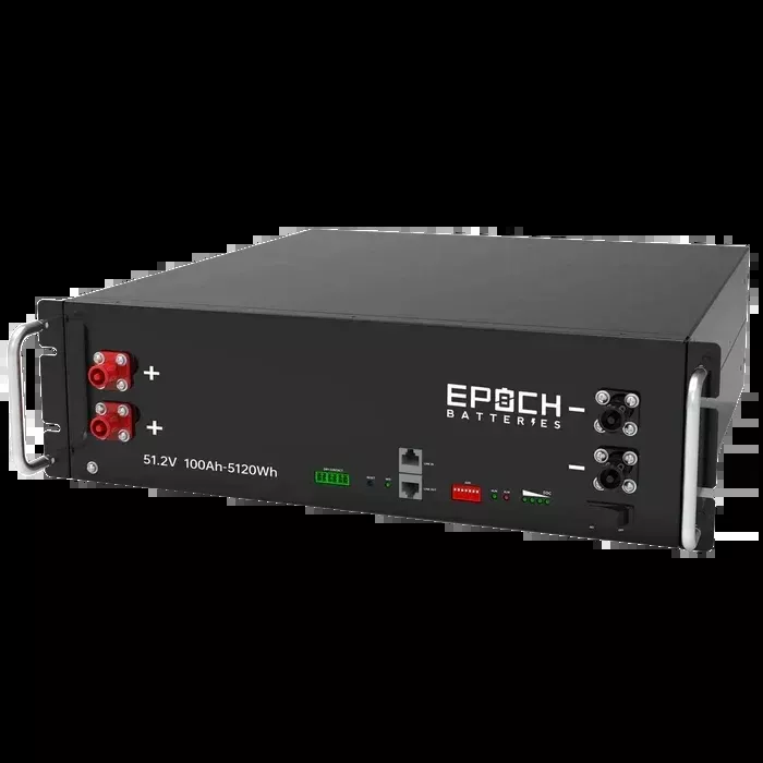 Epoch Batteries 48V 100Ah 5.12kWh - Self-Heating Server Rack Lithium Battery