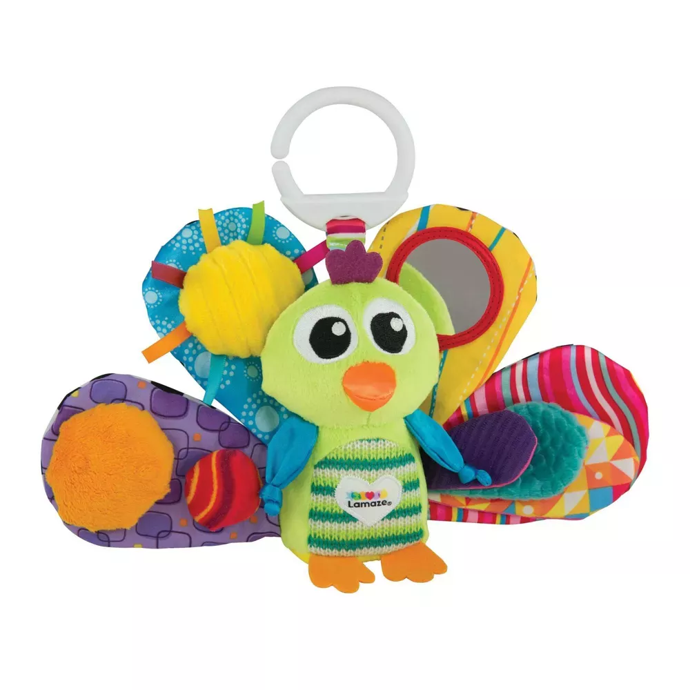 Ertl Lamaze Clip And Go Jacques The Peacock #LC27013A