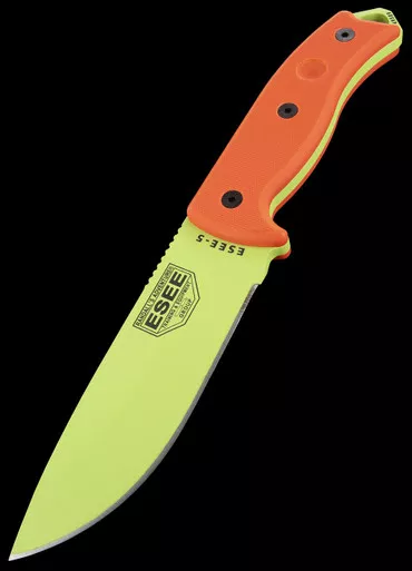 ESEE-5 Venom Green Fixed Blade