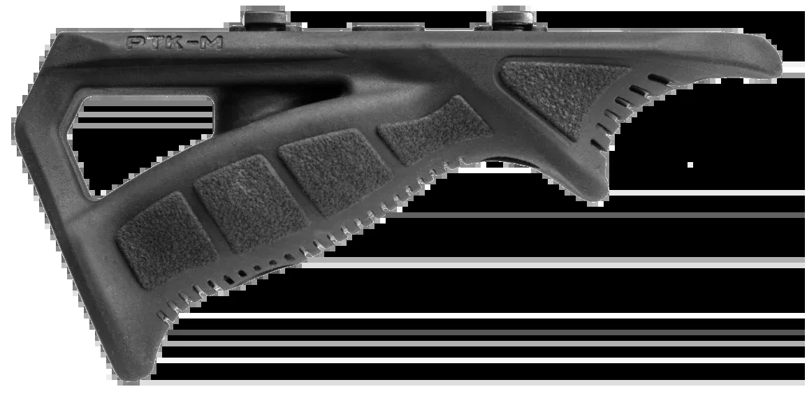 FAB Defense PTK-M Angled Grip for M-LOK, Rubberized Polymer AR Platform Foregrip, FXPTKMB