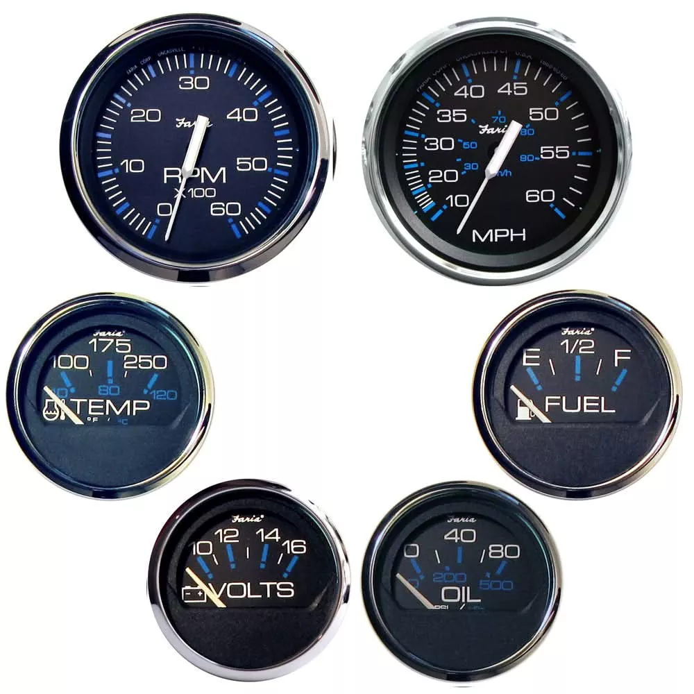 Faria Chesapeake Black SS Boxed Set – Inboard Motors [KTF003]