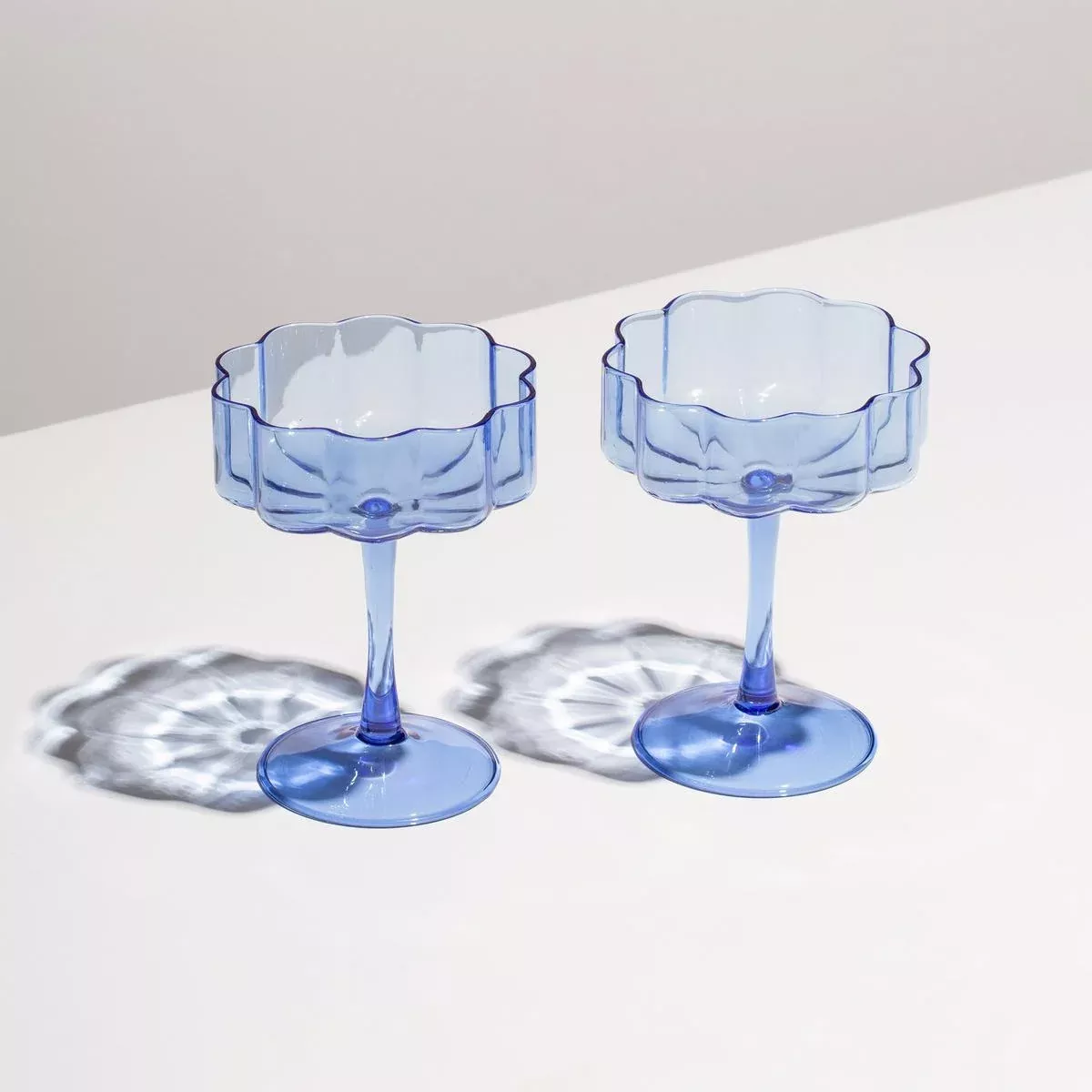 Fazeek Wave Coupe Glasses (Set of 2)