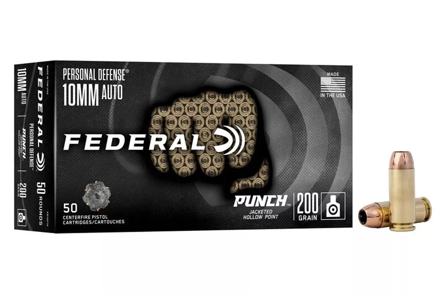 Federal  10mm 200gr JHP Punch Personal Defense 50/Box