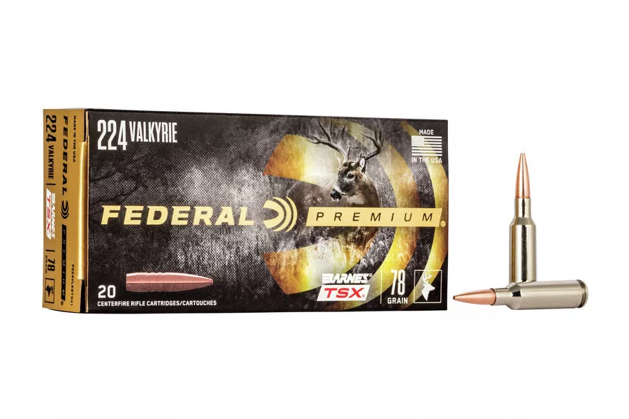 Federal  224 Valkrie 78 gr Barnes TSX 20/Box