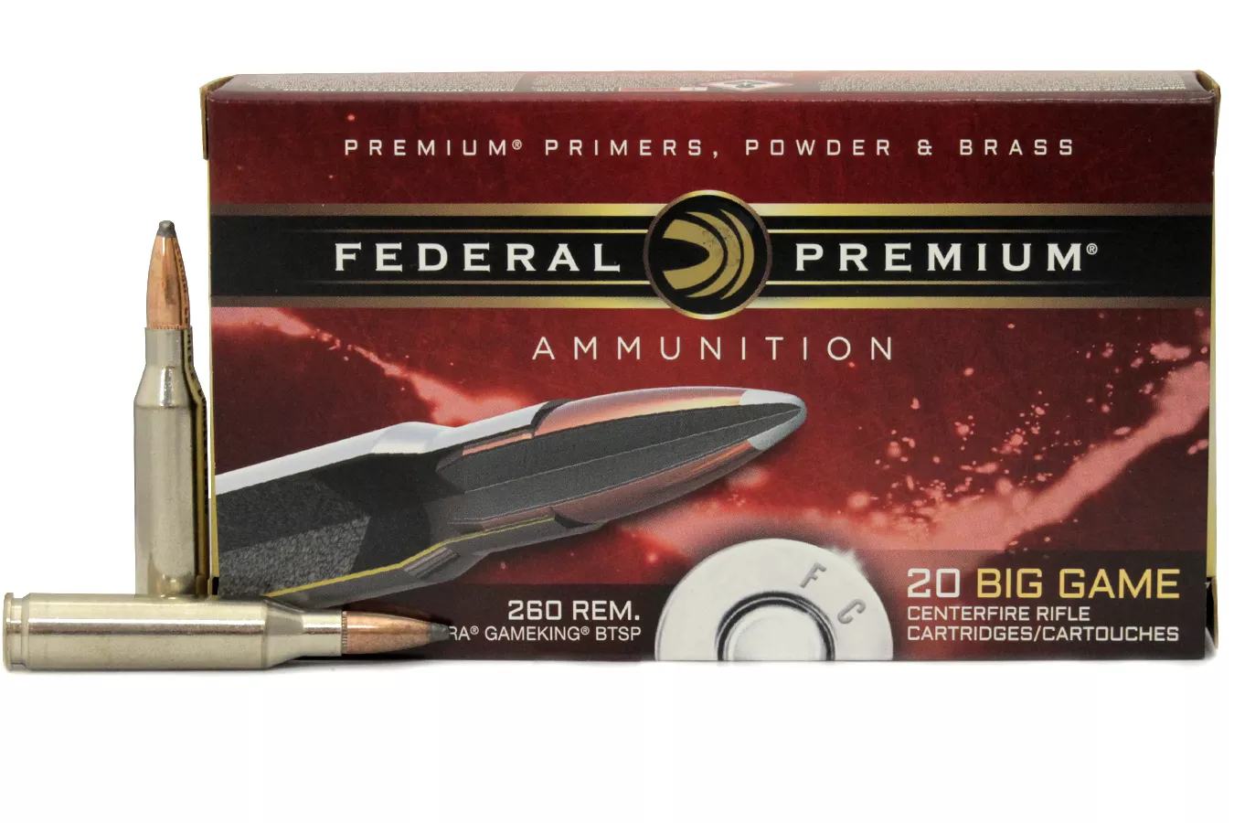 Federal  260 Remington 140 gr Sierra GameKing BTSP