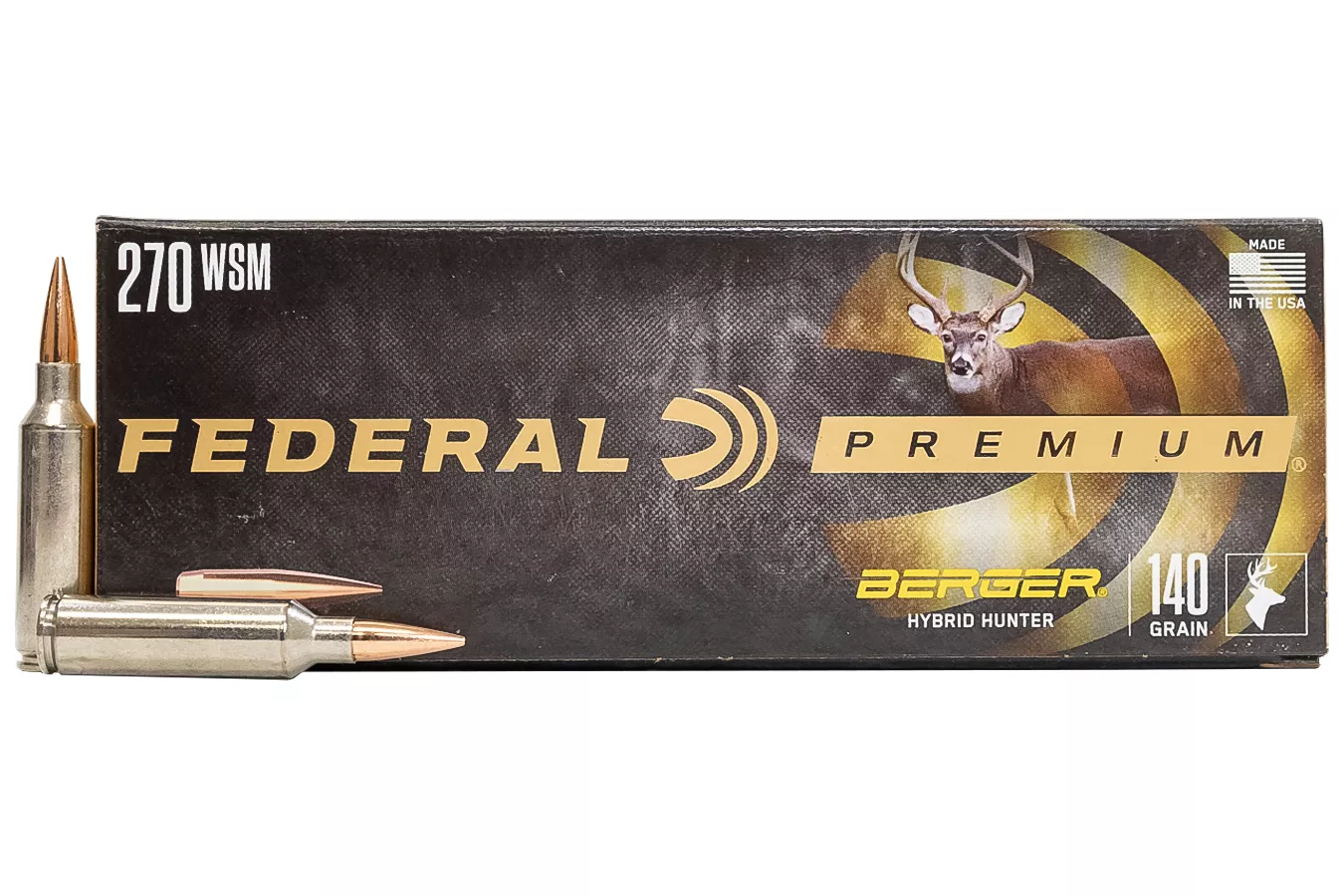 Federal  270 WSM 140 gr Berger Hybrid Hunter 20/Box