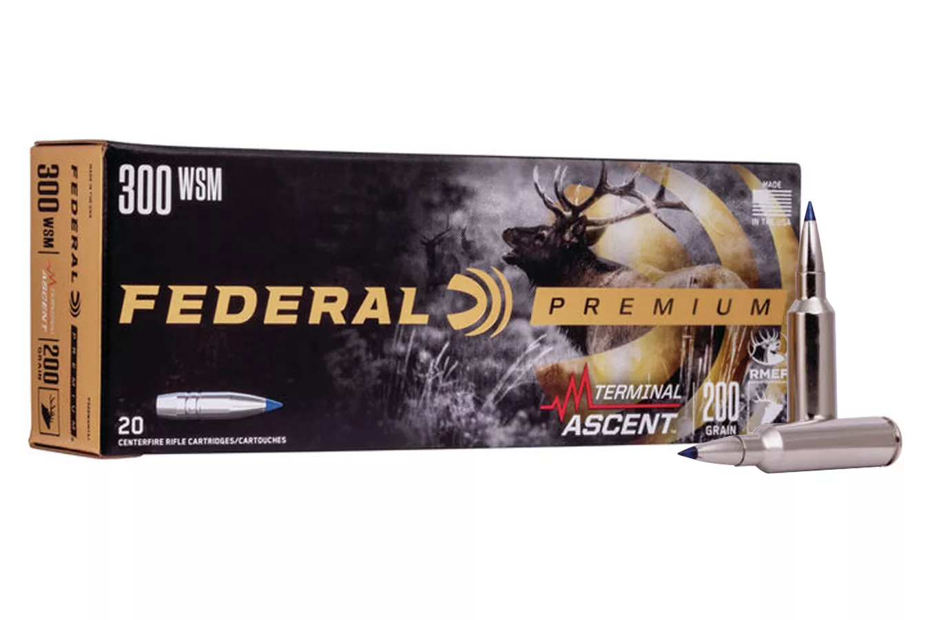 Federal  300 WSM 200 gr Terminal Ascent 20/Box