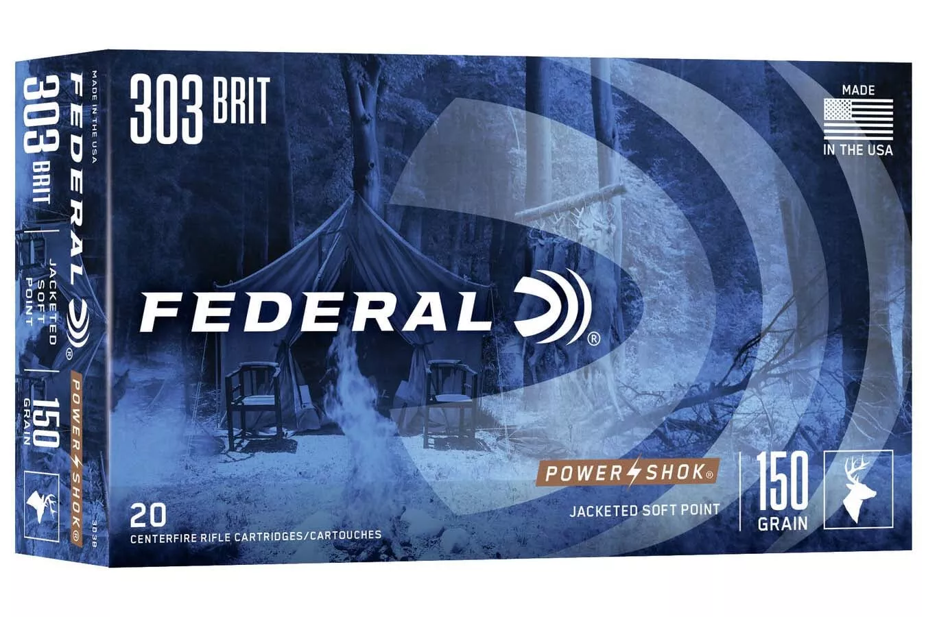 Federal  303 British 150 gr SP Power-Shok 20/Box