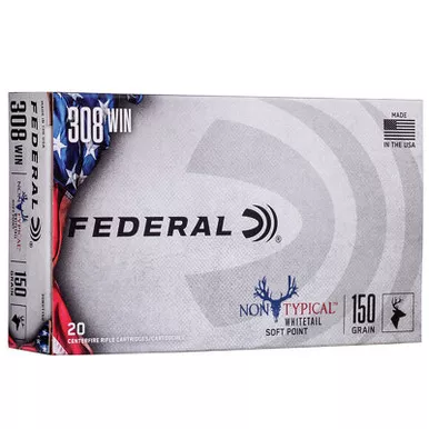 Federal 308DT150 NonTypical 308 150 GR SP 20 Rounds