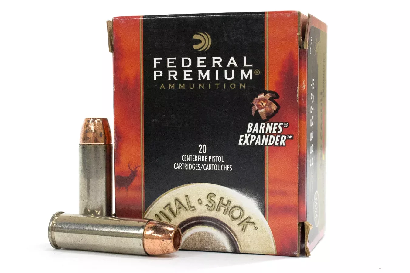 Federal  454 Casull 250 gr Barnes Expander Vital-Shok 20/Box