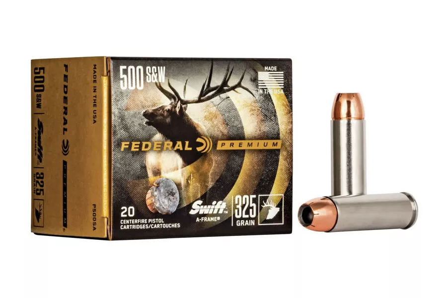 Federal 500 SW 325 gr Swift A-Frame Vital-Shok 20/Box