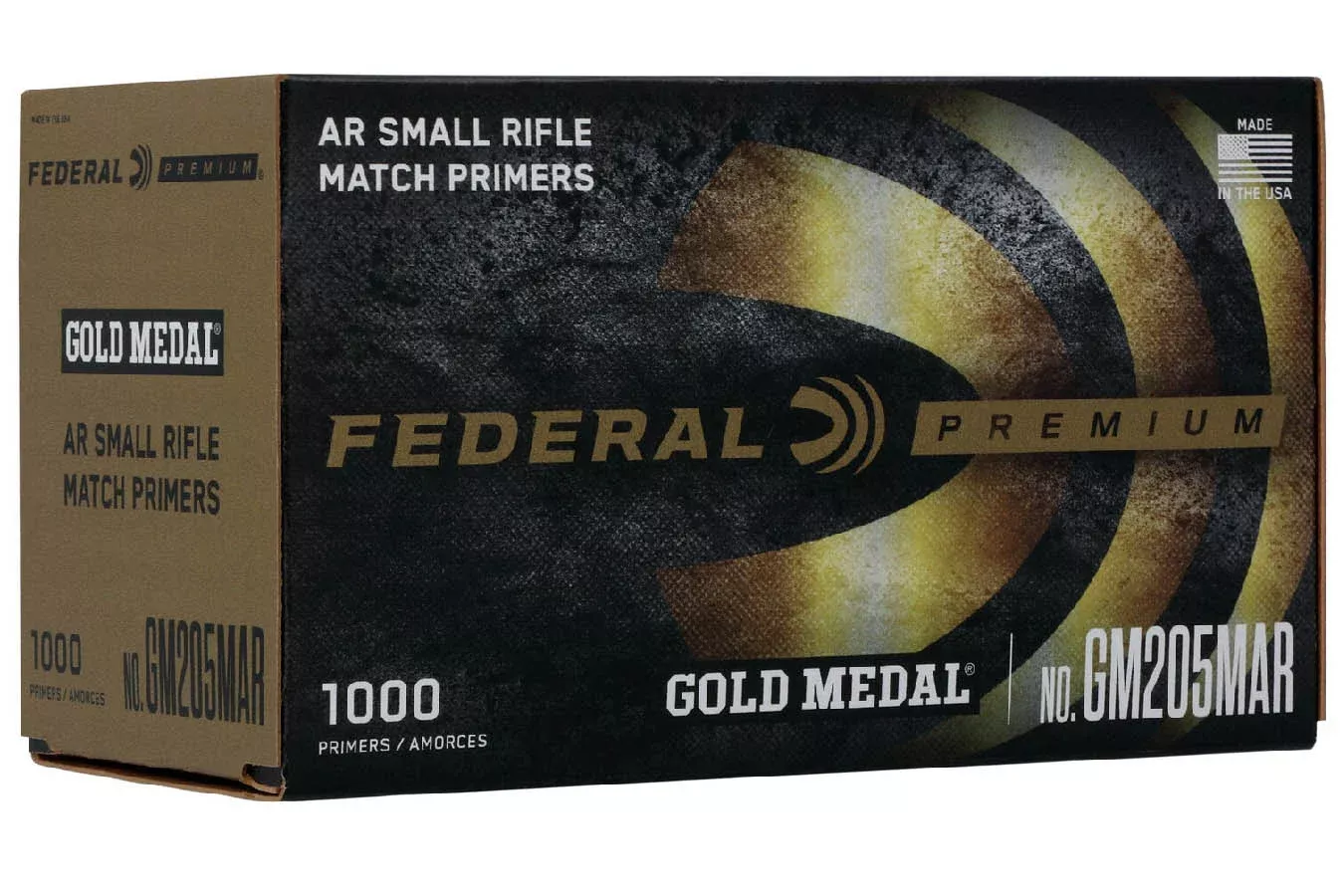 Federal AR Small Rifle Match Primers (Gold Medal) 1000/Box