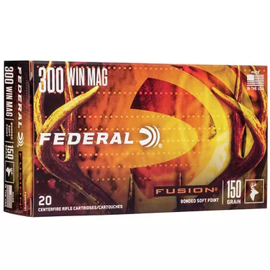Federal F300WFS1 Fusion 300 Win Mag 150 GR SP 20 Rounds