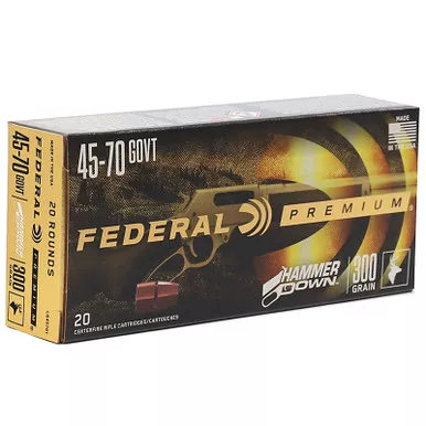 Federal LG45701 Premium Hammer Down 45-70300 GR Bonded SP 20 Rounds