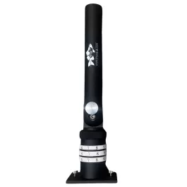 FIN GEAR 360 Tube Rod Holder - 4" - Black