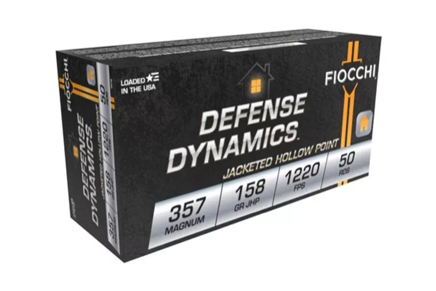 Fiocchi  357 Magnum 158 Gr JHP Defense Dynamics 50/Box