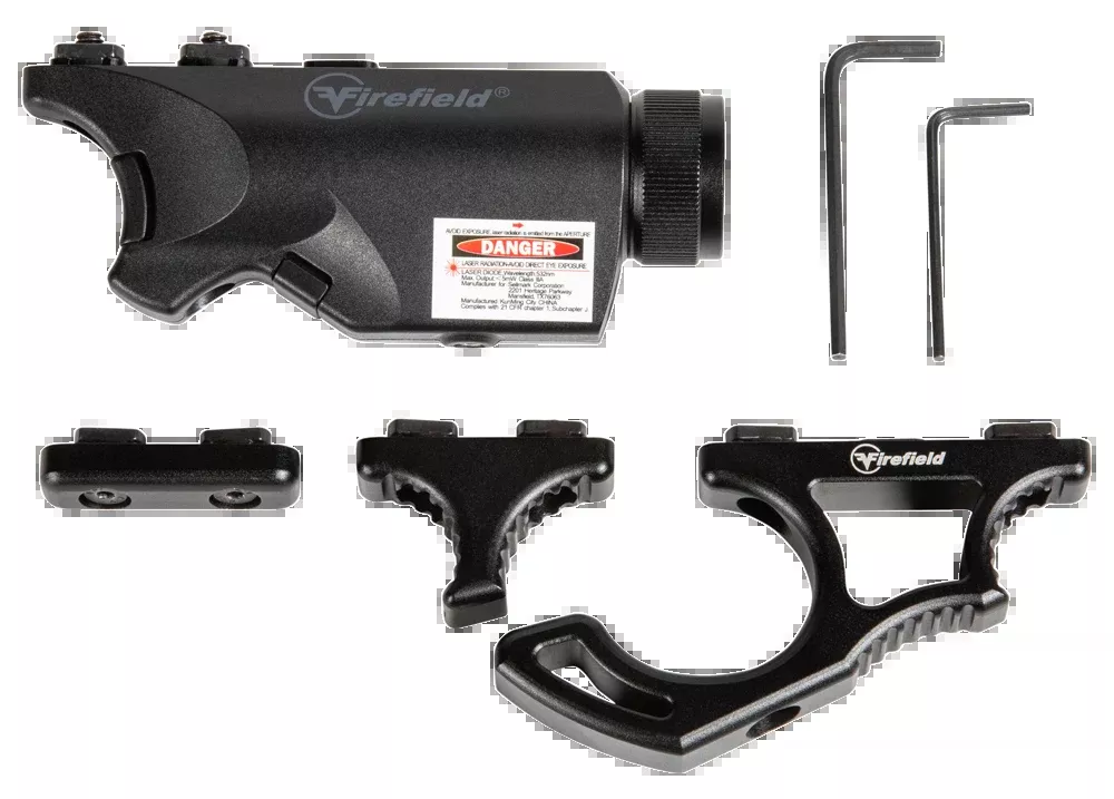 Firefield Rival XL Foregrip Flashlight & Red Laser Combo, M-LOK, 75/150 Lumens LED, FF35010K