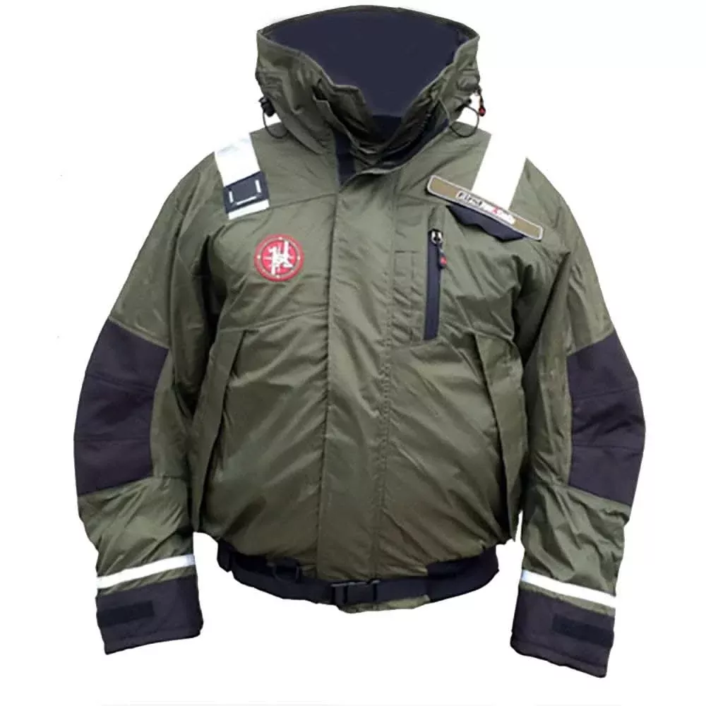 First Watch AB-1100 Pro Bomber Jacket - Medium - Green - AB-1100-PRO-GN-M