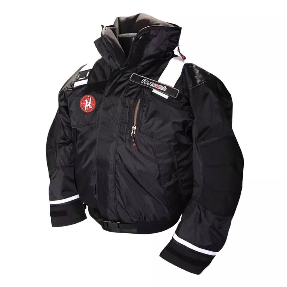 First Watch AB-1100 Pro Bomber Jacket - Small - Black - AB-1100-PRO-BK-S