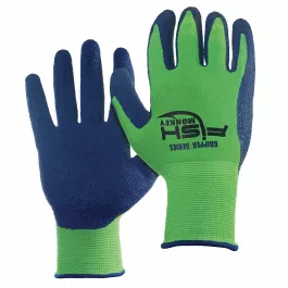 Fish Monkey Gripper All Purpose Glove - Green/Royal - L/XL