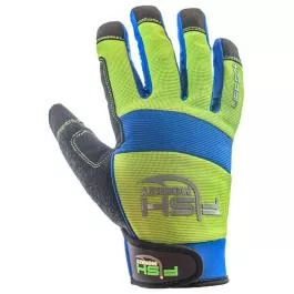 Fish Monkey Waterman Glove - Neon Green Royal - M