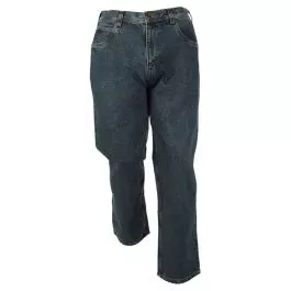 FiveBrother WorkWear Men’s 14oz Flannel Lined Stone Washed Five Pocket Jean – Denim Blue – 30 x 30