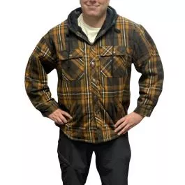 FiveBrother WorkWear Men’s Hooded Mink Sherpa Lined Jacket