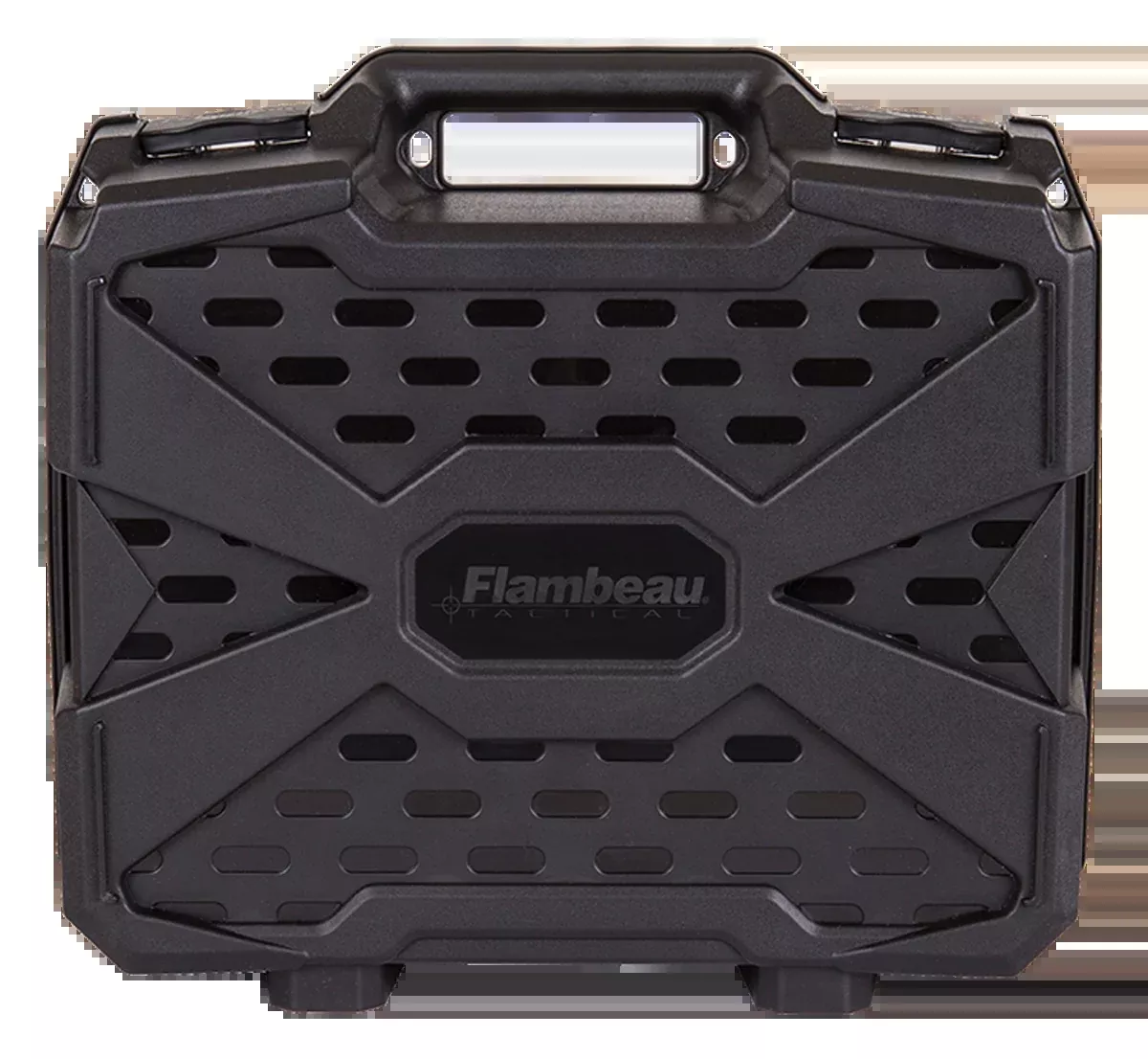 Flambeau Double Deep Tactical Pistol Case – Black Polymer, Foam Lined, TSA Airline Safe, 1511DDP