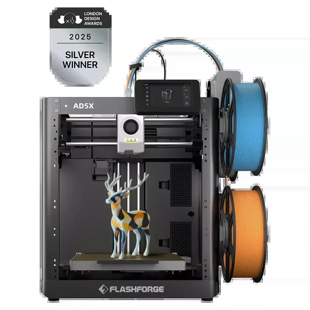Flashforge AD5X – Multicolor 3D Printer for High-Speed, Full-Color Printing