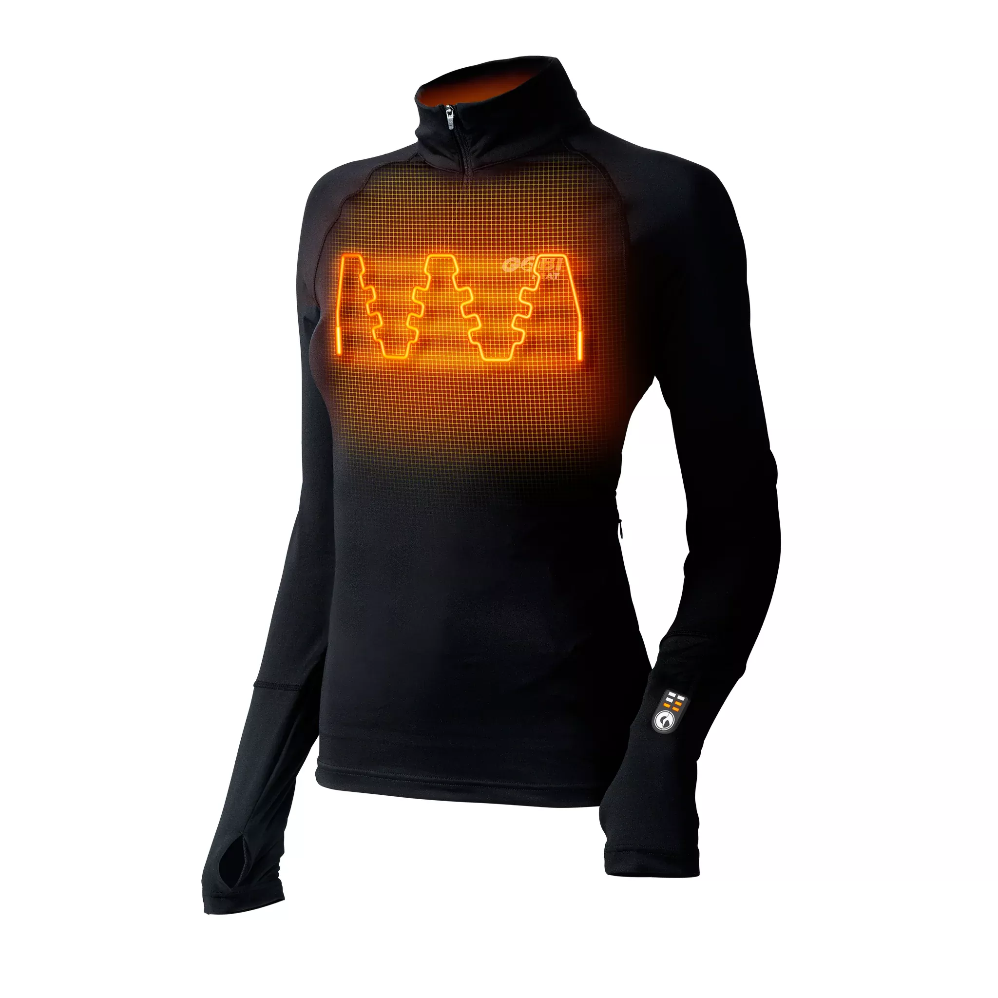FlexCore Women’s Heated Base Layer Shirt – Dual Control