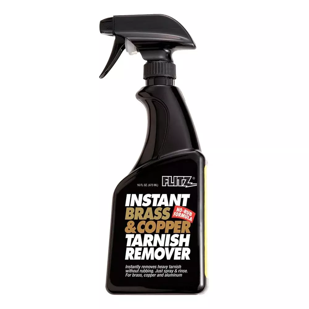 Flitz Instant Brass & Copper Tarnish Remover - 16. oz Spray - BC 01806