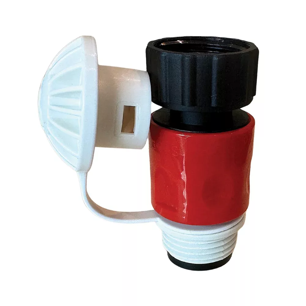 Flush-M Suzuki Motors Flush Quick Release Port w/90 Elbow – White