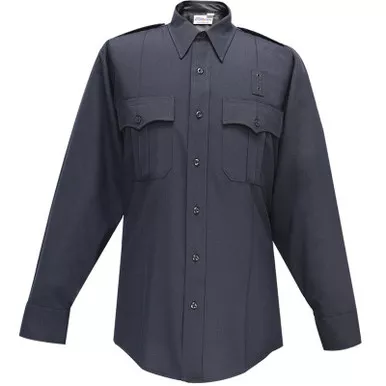 Flying Cross 07W84 Men’s Justice Poly/Wool Long Sleeve Shirt, LAPD Navy