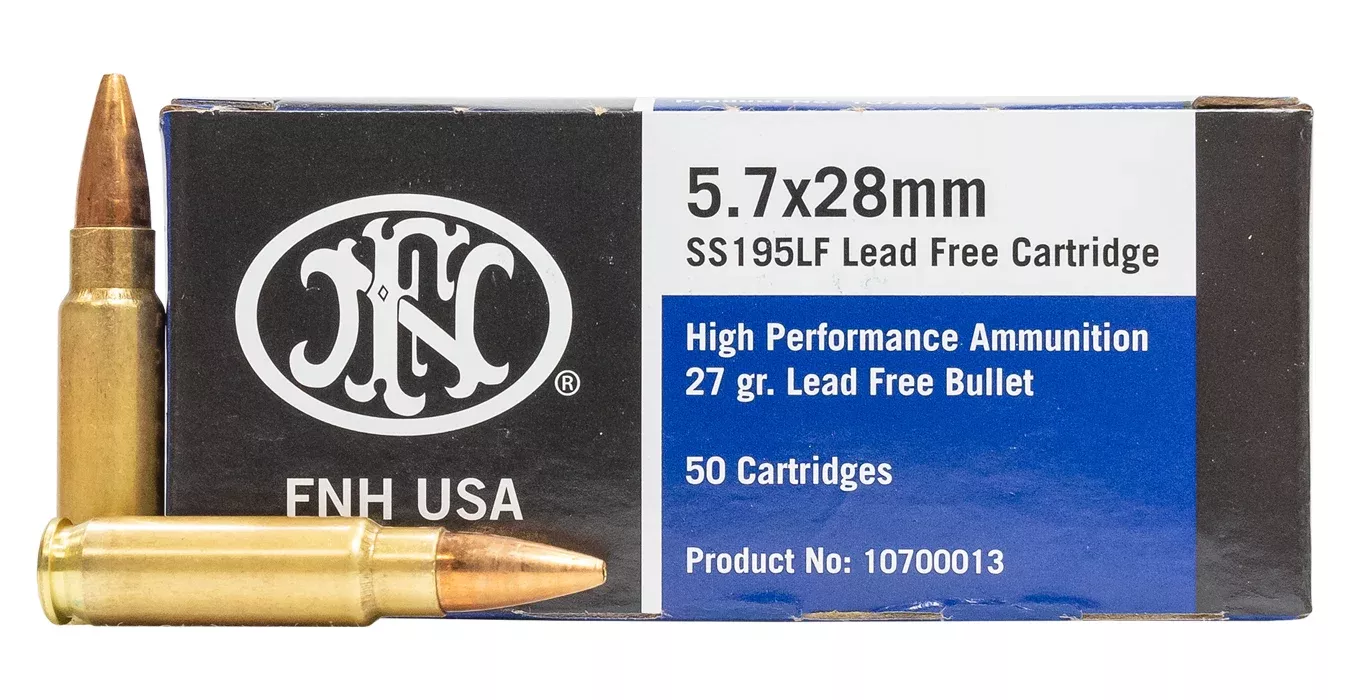 FN 5.7x28mm 27 gr Lead Free Trade Ammo 50/Box