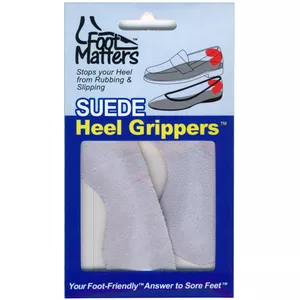 Foot Matters Suede Heel Grippers #FM58301
