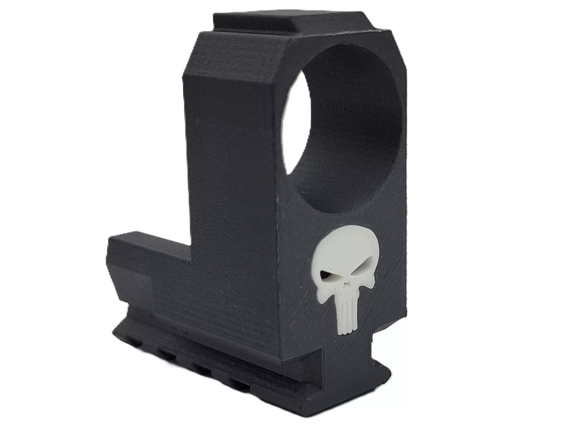 Fox 2 Industries First Strike FSC Compensator - White Punisher Inlay