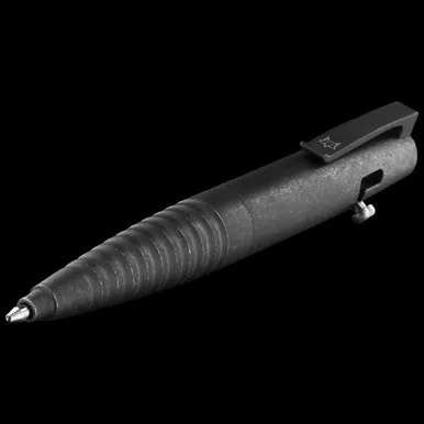 Fox Bolt Action Blackwashed Titanium Pen