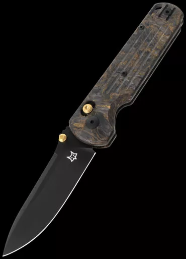 Fox GABI Dark Matter Gold PVD Folding Knife