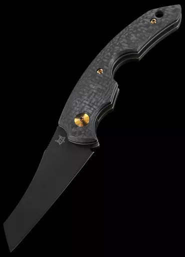 Fox Virtus Carbon Fibre Black Folding Knife