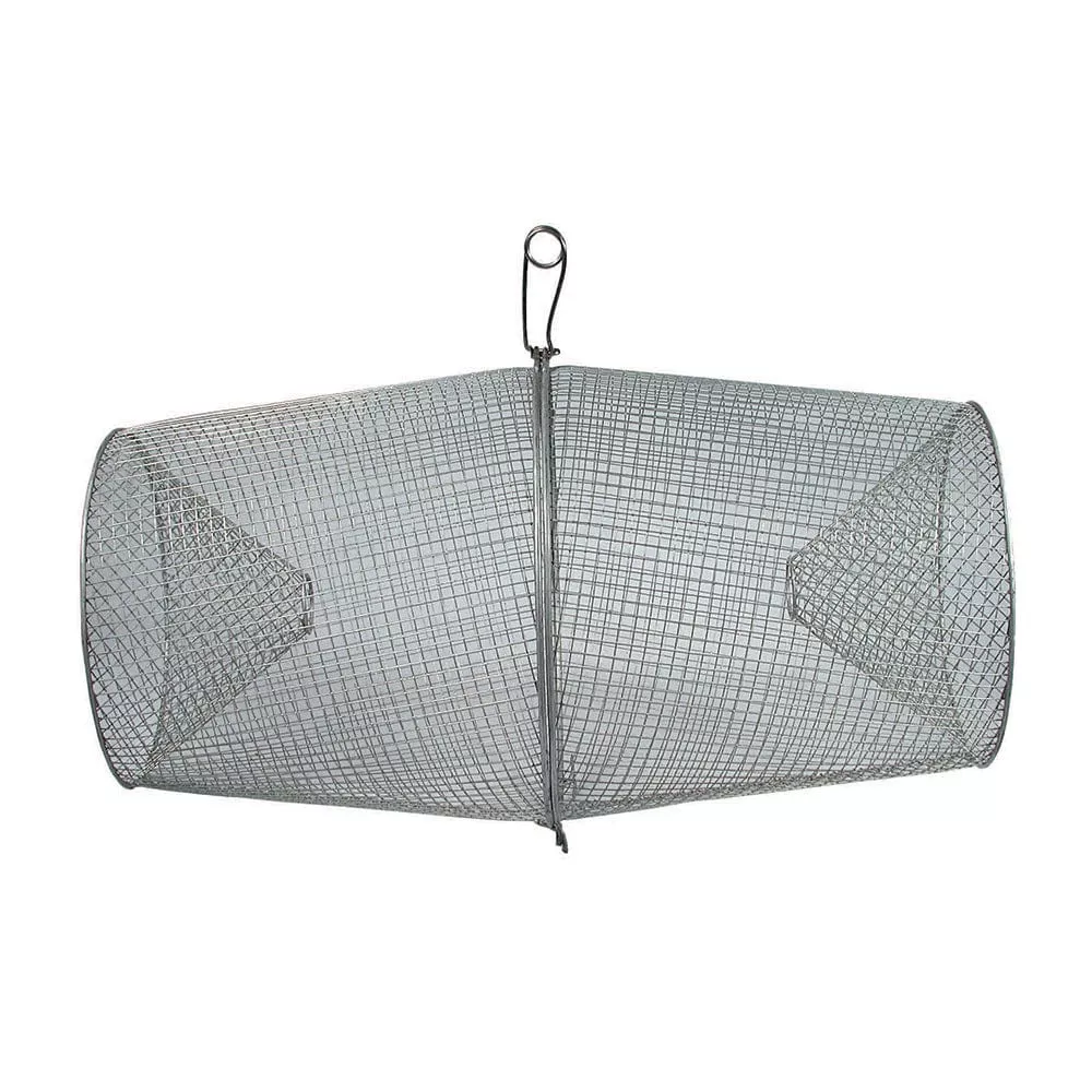 Frabill Torpedo Trap – Galvanized Minnow Trap – 10″ x 9.75″ x 9″