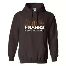 Frank's Unisex Hunting Hoodie - Dark Chocolate - S