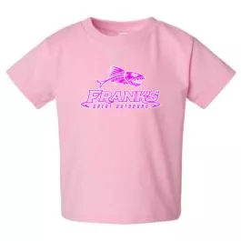 Frank’s Unisex Toddler Tee – Pink – 3T